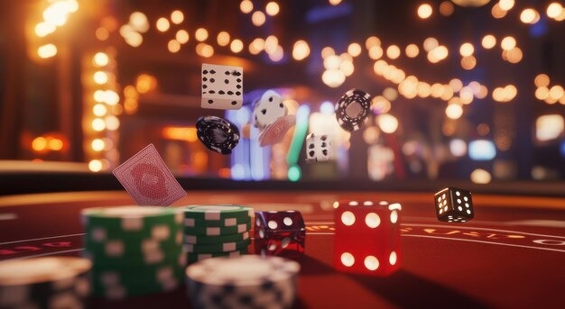 On-screen betting interface Roulette betting layout on screen